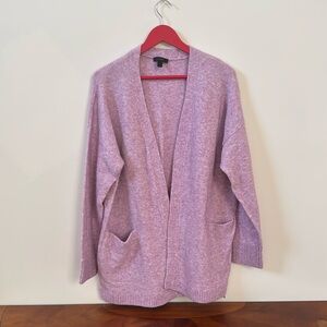 J.Crew open neck cardigan sweater with pockets, NWOT